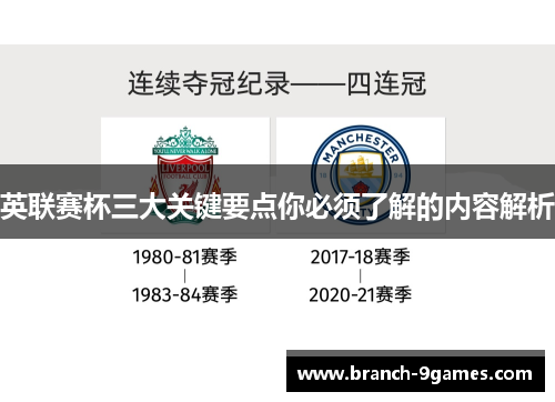 英联赛杯三大关键要点你必须了解的内容解析 英联赛杯三大关键要点你必须了解的内容解析